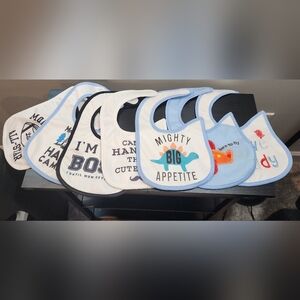 7 PC Cotton Waterproof Baby Bibs